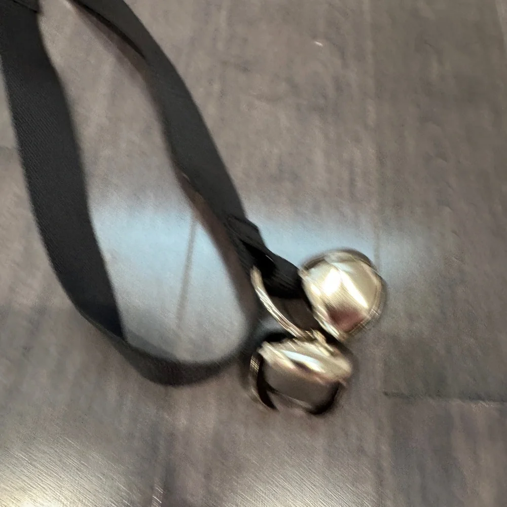 NWOT Black and Silver Door Bells for Potty Training Housebreaking